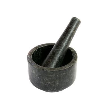 Imagem de Pilão Almofariz Pedra Sabão com socador - São José