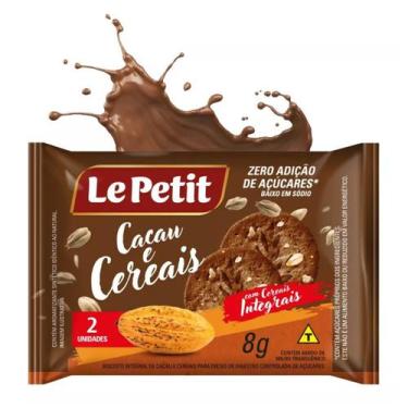 Imagem de Sache Biscoito Cacau E Cereais Integral 180un Clinica - Le Petit