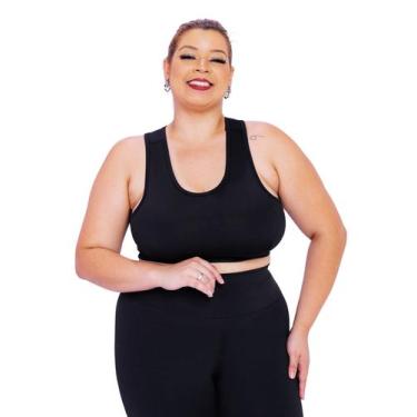 Imagem de Top Plus Size Essencial Fitness Nadador Super Confortável Fitness - WO