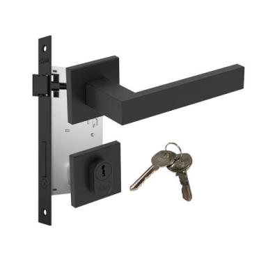 Imagem de Fechadura Stam IX60 Porta Externa RQ Black Broca 55mm