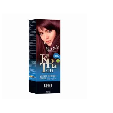 Imagem de Keraton Banho de Brilho Tonalizante Marsala 100g - Kert Profissional
