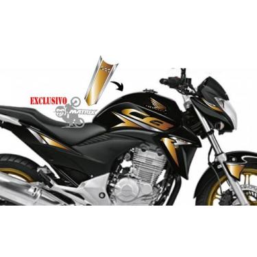 Imagem de Adesivo Moto CB 300 Kit Completo - Adesivos Matrix, Ouro c/ Prata