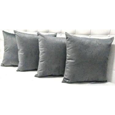 Imagem de Kit 6 Capas De Almofadas Sued 60x60 Extra Grande Com Zíper - INGRID BO