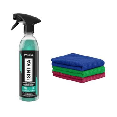 Imagem de Kit Sintra Fast Vonixx + Microfibra Limpar Painéis Plásticos