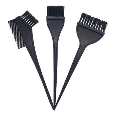 Imagem de Kit 3 pincéis para Pintura e Hidratação dos cabelos - Ysfashua