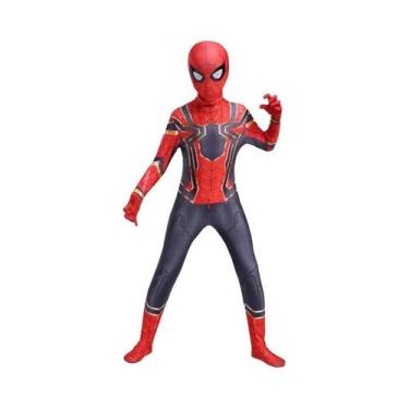 Imagem de Cosplay Peter Parker Infantil - Fantasia de Super-Herói para Halloween