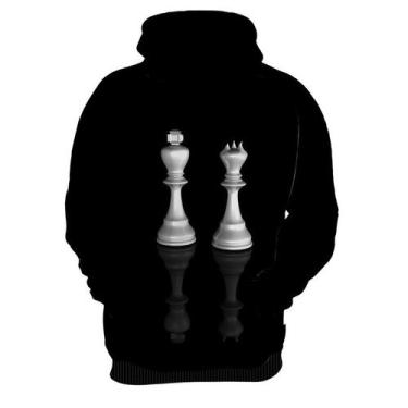 Imagem de Moletom Casaco Jogo Tabuleiro Xadrez Rei Torre Rainha HD 4 - Enjoy Sho