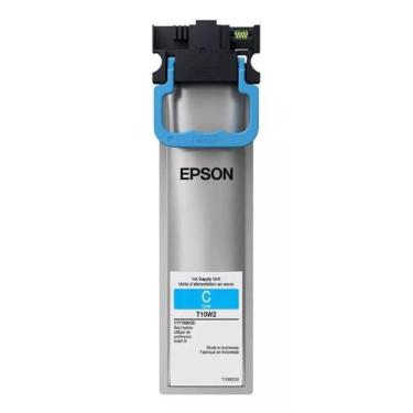 Imagem de Bolsa Tinta Epson WF C5810 C5890 T11A2 Ciano Original 
