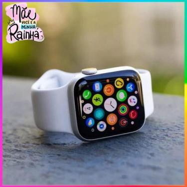 Imagem de Smartwatch Relógio Presente para a Mãe Inteligente SW9 Serie 9 Branco 
