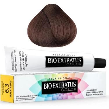Imagem de Coloração Creme Bio Extratus Color 6.3 Louro Escuro Dourado