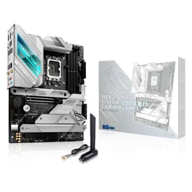 Imagem de Placa Mãe Asus Rog Strix Z690a Wifi D4 Soquete Lga 1700 Ddr4, Preto