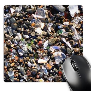 Imagem de 3dRose Mouse pad de praia de vidro LLC 20 x 20 x 0,65 cm (mp_22762_1)