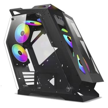 Imagem de Gabinete Gamer Com Ventoinha RGB J222 S/fonte MAVINT (Preto)