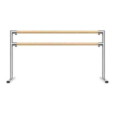 Imagem de Ballet Bar Barra De Balé Dupla Portátil Para Adultos E Crianças, Barra De Dança Fitness Para Treinamento De Alongamento De Academia Em Casa, Barra De Balé Independente, Com Base Antiderrapante(Silver