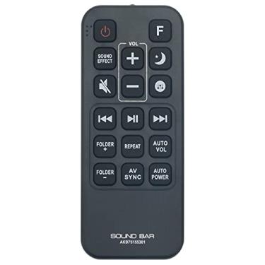 Imagem de AKB75155301 Suporte de controle remoto de barra de som de substituição para sistema de alto-falantes LG Sound Bar SPJ5-W SJ5 SJ5Y-S SJ5Y SJ4Y SPJ5B-W SPJ4B-W SJ5YS SPJ5W SPJ5BW SPJ4BW