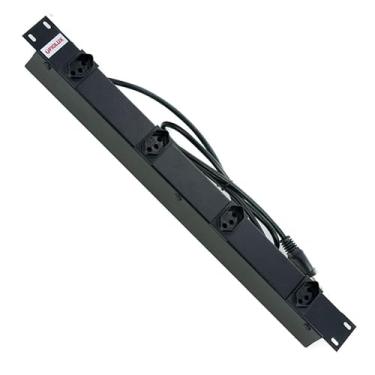 Imagem de Extensão Régua 4 Tomadas Rack 19 Polegadas 110/220v Fiolux