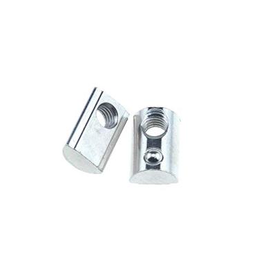 Imagem de Odinest Porcas de mola Roll-in M8 T da série 4545, pacote com 10 peças de aço carbono para perfil de extrusão de alumínio série 4545 com compartimento de 10 mm para impressora 3D