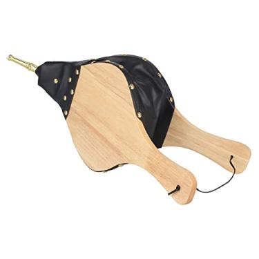 Imagem de Ventilador de Fole de Madeira para Lareira, Soprador de Ar, Ferramentas de Fogo, Cozinha Ao Ar Livre, Acampamento, Churrasqueira, chaminé