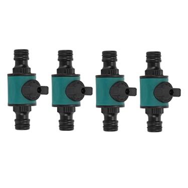 Imagem de Peças de Irrigação por Gotejamento, Mangueira de Jardim Conexão Rápida à Prova de Vazamento Cabeça Dupla Jardim 4pcs Mangueira Conector Rápido Peças de de Gotejamento de