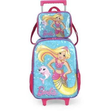 Imagem de Kit Mochila De Rodinhas E Lancheira Luxcel Barbie