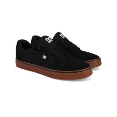 Imagem de DC Tênis masculino Anvil casual para skate, Preto/preto, 41