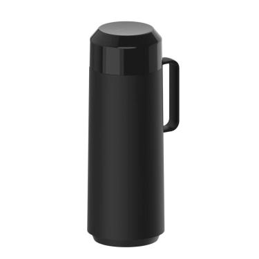 Imagem de Garrafa Térmica Tramontina Exata Preta Tampa Rosqueável 1 L