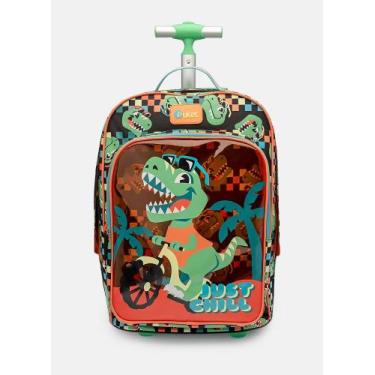Imagem de Mochila com Rodinha Dino Miami - Puket, UN, Preto