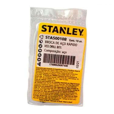 Imagem de Broca Aco Rapido Stanley. H 11/64 - Kit C/10 PC - stanley brocas