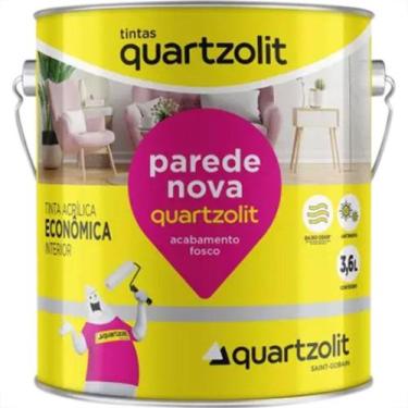 Imagem de Latex Quartzolit Parede Nova Galao 3,6 Litros Branco Gel