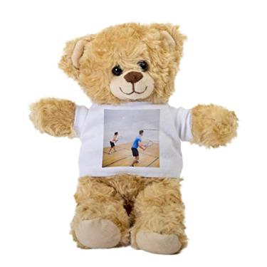 Imagem de Couple Enjoying a Game of Squash Teddy Bear, Gift Stuffed Animal, Plush Teddy Bear with Tee, Welcoming Baby Gift, Gift for Her, Gift for Newborn, Cute Birthday Christmas Basket Gift Idea