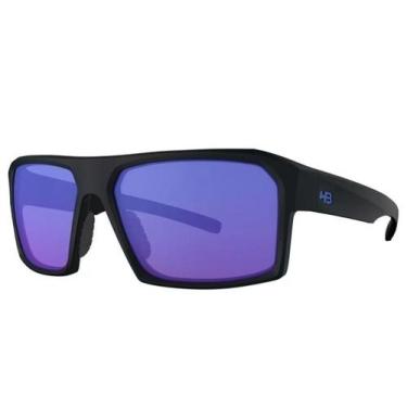 Imagem de Óculos de sol hb split carvin matte black d blue polarized