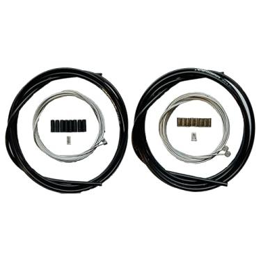 Imagem de Jagwire Mountain Shop Kit – Kit completo de cabo de freio e câmbio e invólucro – Preto – SRAM/Shimano