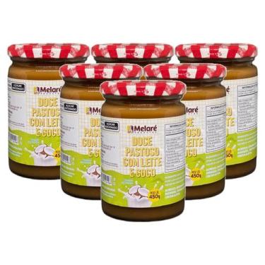 Imagem de Kit c/ 6und Doce Pastoso com Leite e Coco MELARÉ 450g