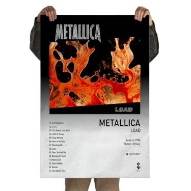 Imagem de Poster Autoadesivo 60x90cm Álbum Load Metallica, heavy metal, Spotify
