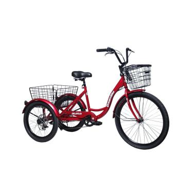 Imagem de Triciclo Deluxe com marcha Vermelho - Dream Bike