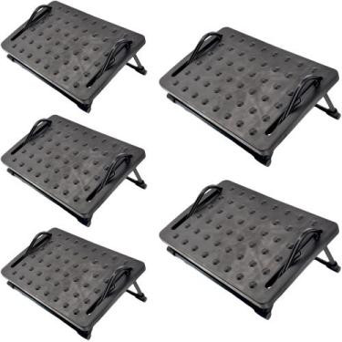 Imagem de 05x Apoio Ergonômico para os Pés Base Suporte Descanso NR17 - Supri El