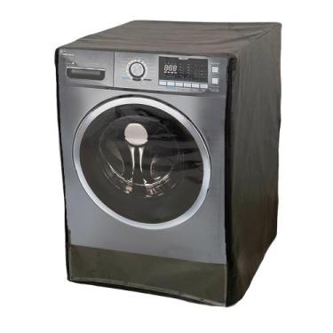 Imagem de Capa Lava e Seca Midea Storm Wash 11kg LSD11 Zíper Transparente Preta 