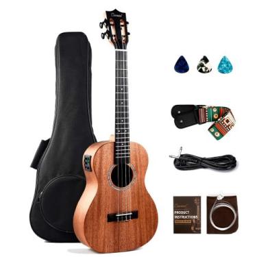 Imagem de Ukulele elétrico barítono Caramel CB402 All Solid Mahogany