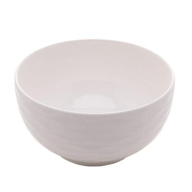 Imagem de Jogo 8 Bowls De Porcelana Tigela Cumbuca Cor Branco New Bone Lagos Lyor 11,5cm