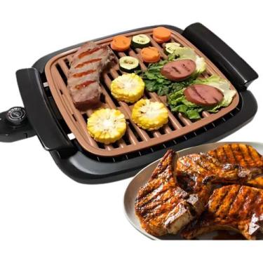 Imagem de Parrillera Elétrica Portátil Sem Fumaça Churrasqueira - Tuff Smoke-Les