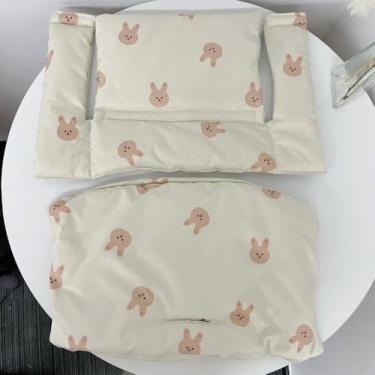 Imagem de Almofada para cadeira de jantar Baby Elephant Almofada portátil antiderrapante para sair Acessórios para cadeira de crescimento para comer para bebês, FullOfRabbits, uma peça