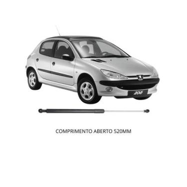 Imagem de Amortecedor Porta Malas Tampa Traseira Peugeot 206 99 ATE 09 - RTECH