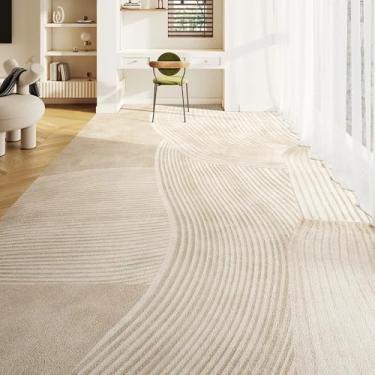 Imagem de Varanda Tapete Impermeável PVC Couro Antiderrapante Tapete de Chão Grande Tamanho Estilo Decoração de Casa Tapete Cozinha Tapetes, FQ2610, P, 200X200CM