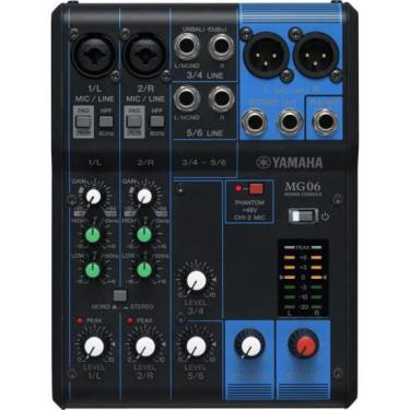 Imagem de Mesa De Som Yamaha MG06 6 Canais Mixer