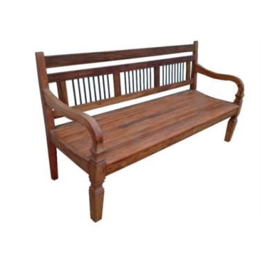 Imagem de Banco Rústico Varsóvia Em Madeira De Demolição - Cód 1455