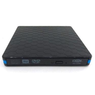 Imagem de Leitor Gravador De Cd Dvd-Rw Externo Usb 3.0 Type-C