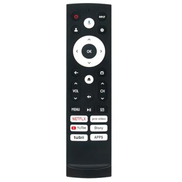 Imagem de Controle remoto de substituição de voz aplicável para Hisense 55A6N 43A6N 75A6N 85A6N 65A6N 4K UHD LED Smart Google TV
