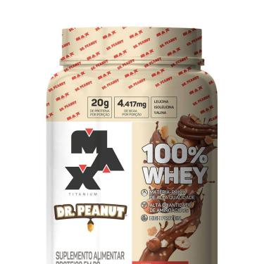 Imagem de 100% Whey Dr. Peanut Max Titanium (900g) Buenissimo