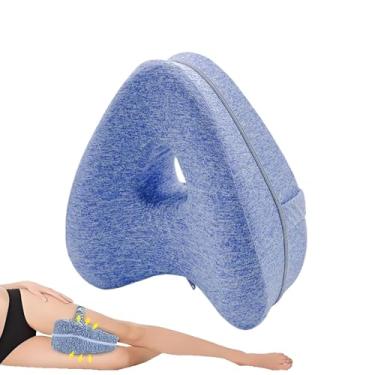 Imagem de Travesseiro Para Joelho De Dormir De Lado - Alívio Para Quadril E Joelho | Correção Postural Para Dormir De Lado Durante A Gravidez Sono Viagem
