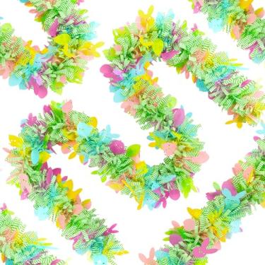 Imagem de Palonu Guirlanda De Enfeites Páscoa 50 Pés, Ovos Coloridos Com Confete, Serpentinas Torcidas Para Decoração Portas, Escadas, Lareiras, Ornamentos Pendurados Festas, Casa Áreas Internas E Externas (V